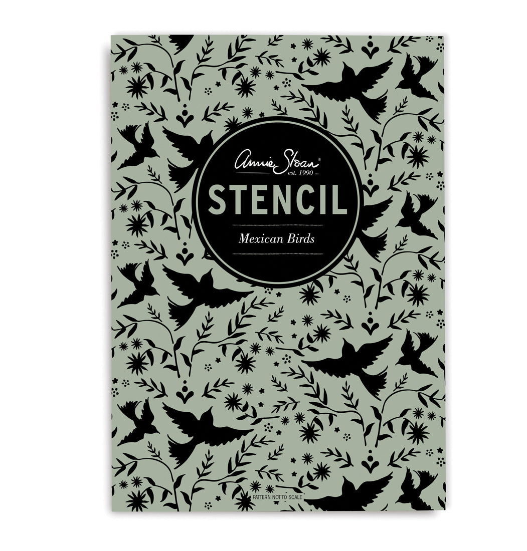 Mexican Birds Stencil
