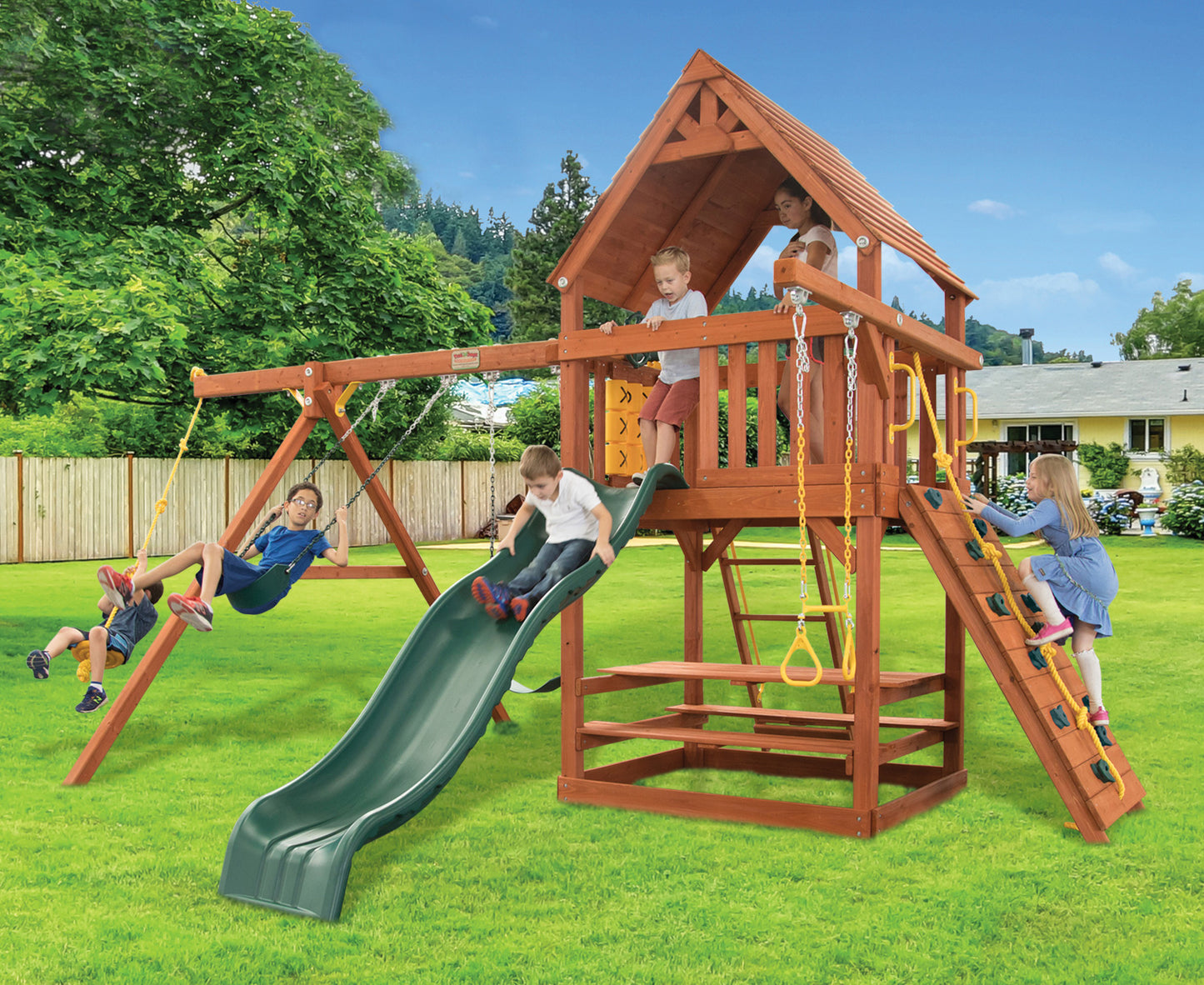 Parrot Island Fort Wood Roof