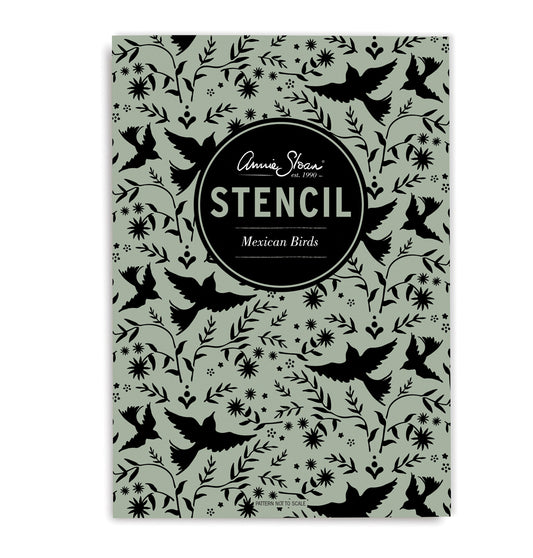 Mexican Birds Stencil